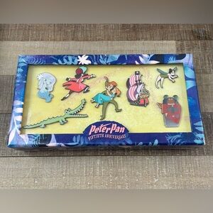 Disney Peter Pan 50th Anniversary Boxed Pin Set Mary Blair Designs